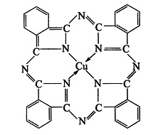 酞青蓝化学结构