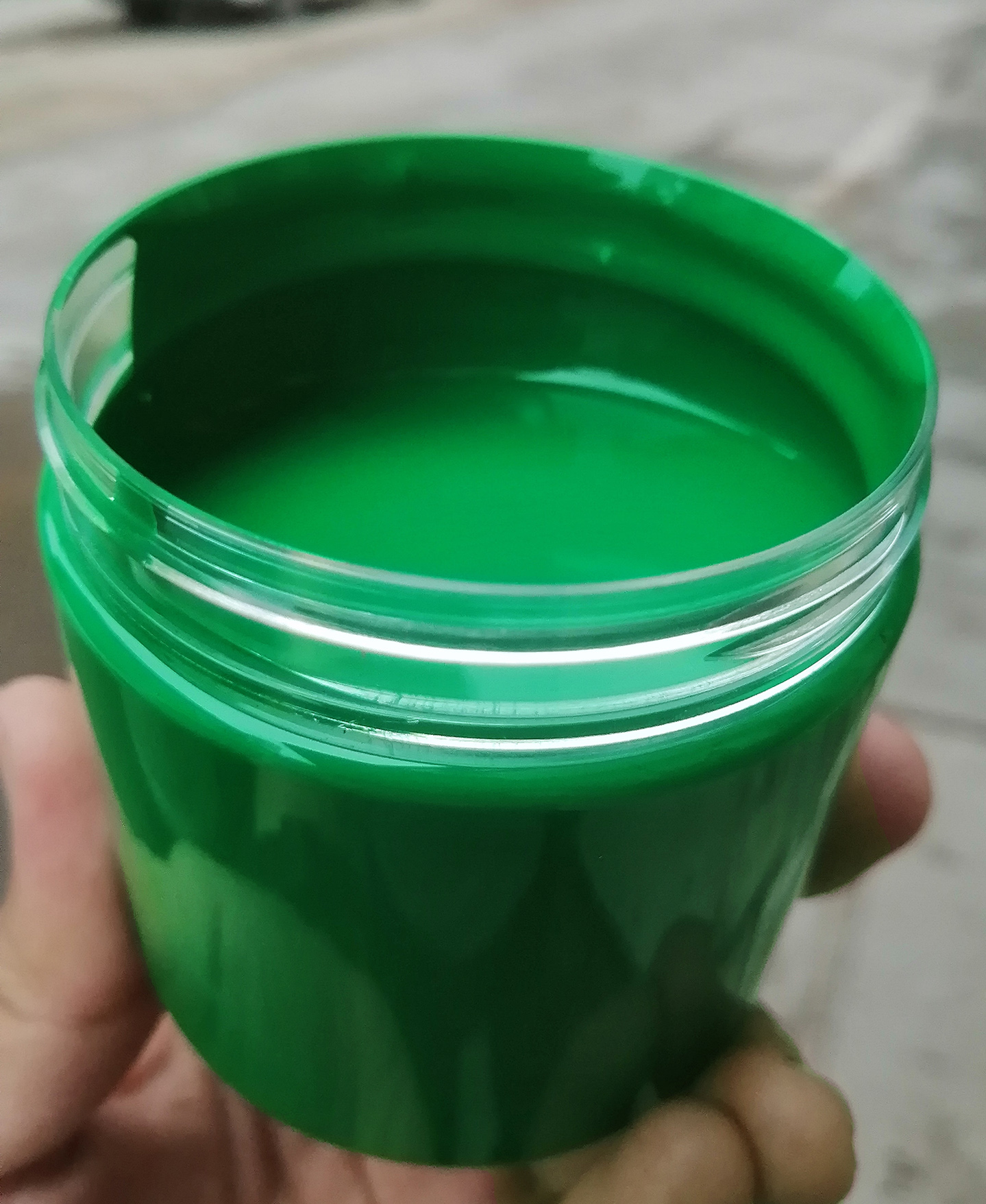 鲜绿色浆