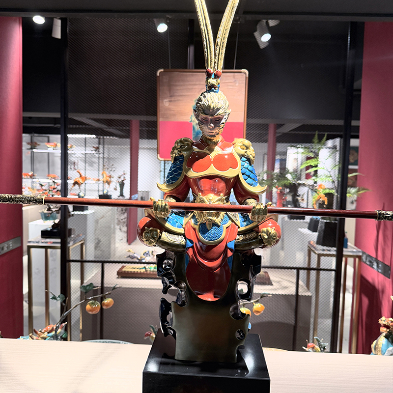 油性色浆在纯铜工艺品上的应用效果