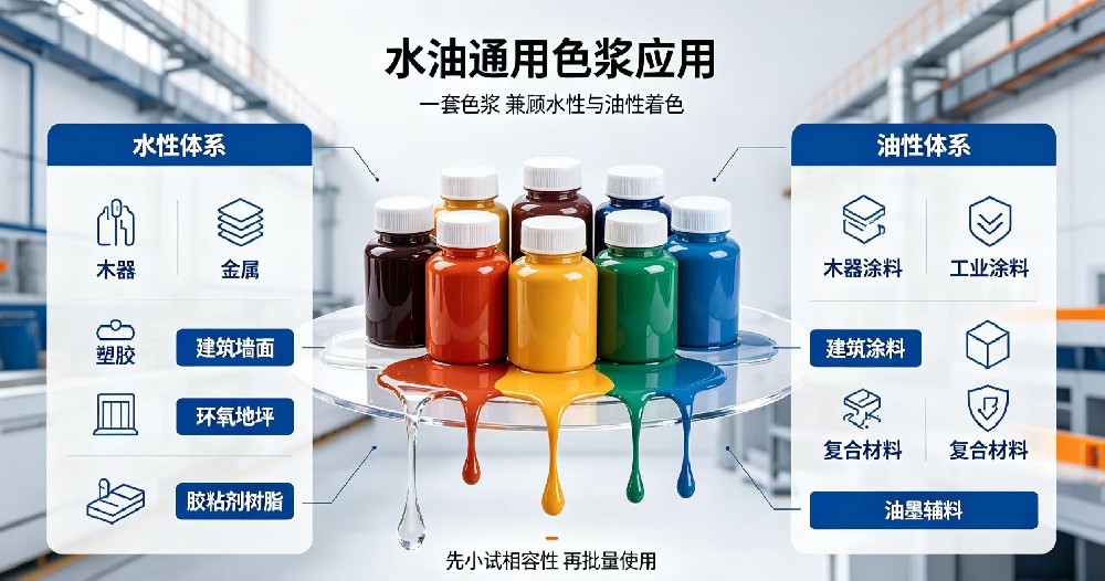 水油通用色浆完整应用指南